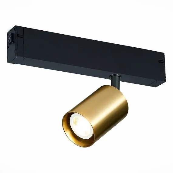ST LUCE ST505.206.01 Светильник трековый Золотистый GU10 1*50W  IP20 L82xW70xH172 180-240V Без ламп