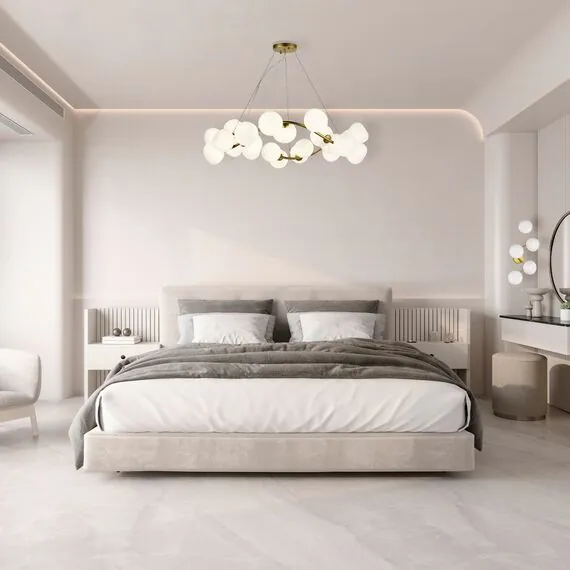 ST LUCE SL1519.303.06 Светильник подвесной ST-Luce Латунь/Белый G9 6*5W 4000K, изображение 4