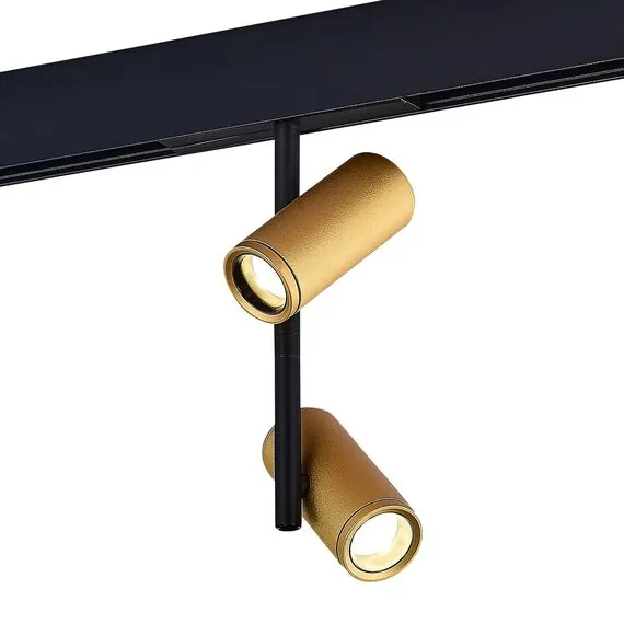 ST LUCE ST808.246.16 Магнитный трековый светильник Золотистый LED 1*16W 4000K 1 250Lm Ra>90 36° IP20 D45xH24