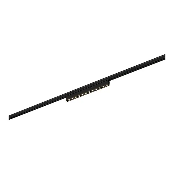 ST LUCE ST666.436.10 Магнитный трековый светильник Черный LED 1*10W 3000K 430Lm Ra>90  IP20 L196xW10xH18 24V