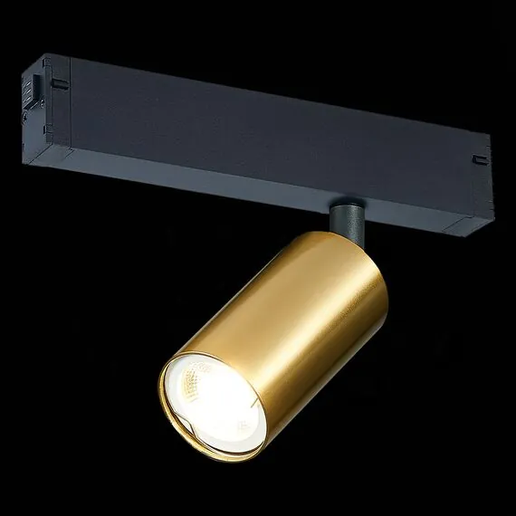 ST LUCE ST503.206.01 Светильник трековый Золотистый GU10 1*50W  IP20 L100xW54xH142 180-240V Без ламп, изображение 3