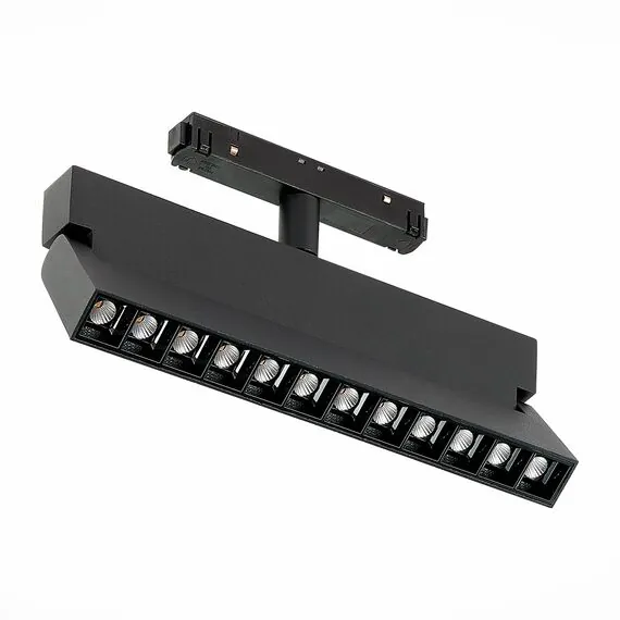 ST LUCE ST362.436.12 Магнитный трековый светильник Черный LED 1*12W 3000K 1 009Lm Ra>80 36° IP20 L219xW22xH1, изображение 5