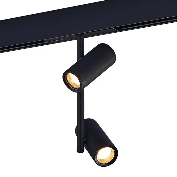 ST LUCE ST808.436.16 Магнитный трековый светильник Черный LED 1*16W 3000K 950Lm Ra>90 36° IP20 D45xH240 48VV