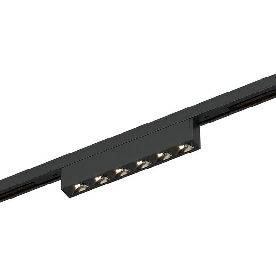ST LUCE ST666.446.05 Магнитный трековый светильник Черный LED 1*5W 4000K 220Lm Ra>90  IP20 L100xW10xH18 24V, изображение 4