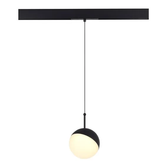 ST LUCE ST681.436.07 Магнитный трековый светильник Черный LED 1*7W 3000K Lm Ra90 120° IP20 D100xH- 48V