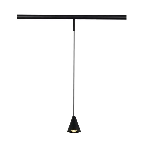 ST LUCE ST689.436.05 Магнитный трековый светильник Черный LED 1*5W 3000K Lm Ra>90 40° IP20 D80xH98 24V