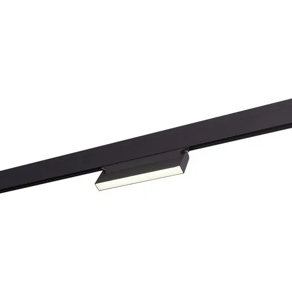 ST LUCE ST363.436.12 Магнитный трековый светильник Черный LED 1*12W 3000K 720Lm Ra>90 120 IP20 L219xW22xH108