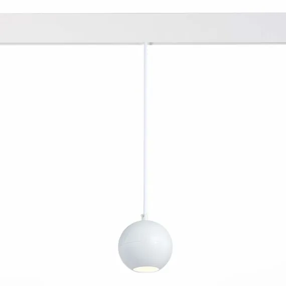 ST LUCE ST354.543.12 Магнитный трековый светильник подвесной Белый LED 1*12W 4000K 750Lm Ra>80 36° IP20 D100