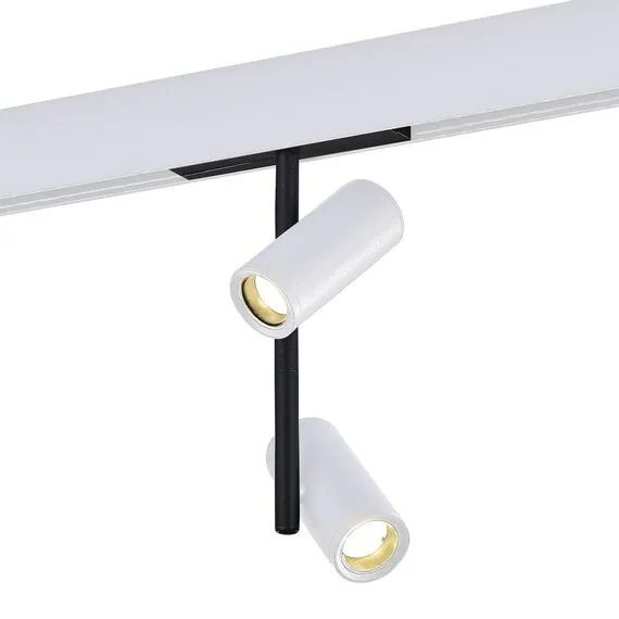 ST LUCE ST808.536.16 Магнитный трековый светильник Белый LED 1*16W 3000K 1 100Lm Ra>90 36° IP20 D45xH240 48V