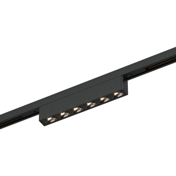 ST LUCE ST666.436.05 Магнитный трековый светильник Черный LED 1*5W 3000K 220Lm Ra>90  IP20 L100xW10xH18 24V, изображение 5