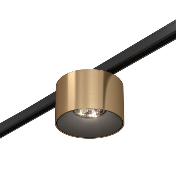 ST LUCE ST669.346.05 Магнитный трековый светильник Латунь LED 1*5W 4000K 350Lm Ra>90 36° IP20 D60xH38 24V