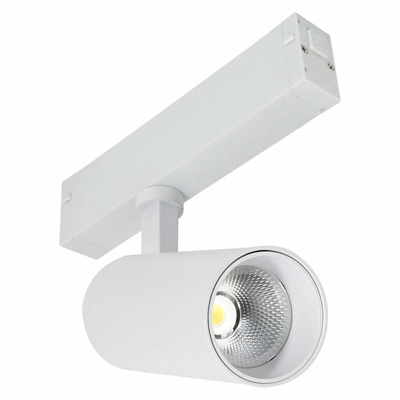 ST LUCE ST660.546.10 Светильник трековый Белый LED 1*10W 4000K 535Lm Ra36° 36° IP20 D40xH90 220V