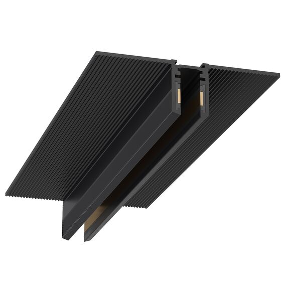 ST LUCE ST066.419.00 Шинопровод встраиваемый SUPER5 под ГКЛ 9 мм ST-Luce Черный Длина 1 000мм