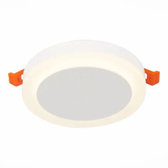 ST LUCE ST104.542.06 Светильник встраиваемый  Белый LED 1*6W 4000K 468Lm Ra>80 120° IP20 D110xH20 170-240V