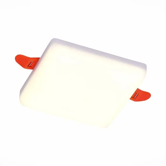 ST LUCE ST700.038.16 Светильник встраиваемый. Белый LED 1*16W 3000K 1 380Lm Ra80 120° IP20 L123xW123xH20 85-265V