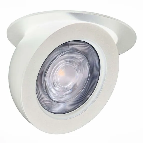 ST LUCE ST654.538.10 Светильник встраиваемый. Белый LED 1*10W 3000K 850Lm Ra>90 38° IP20 D109xH60 180-240V, изображение 3
