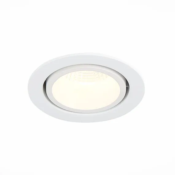 ST LUCE ST705.548.10 Светильник встраиваемый. Белый LED 1*10W 4000K 750Lm Ra>90 38° IP20 D102xH85 170-240V, изображение 3