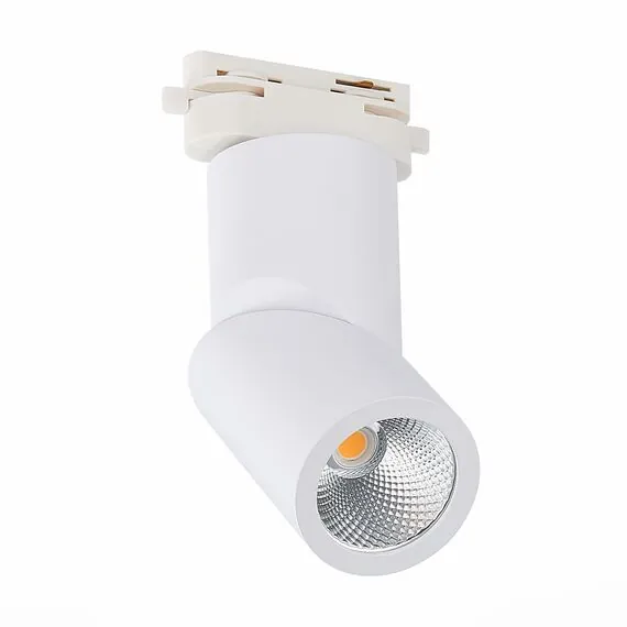 ST LUCE ST650.536.10 Светильник трековый Белый LED 1*10W 3000K 800Lm Ra>90 38° IP20 D60xH190 165-265V, изображение 3