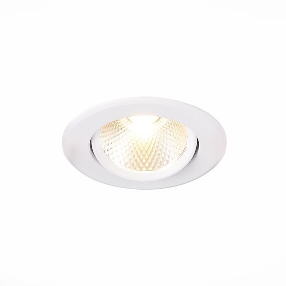 ST LUCE ST211.538.08.36 Светильник встраиваемый. Белый LED 1*8W 3000K 640Lm Ra80 36° IP20 D86xH50 220-240V, изображение 4