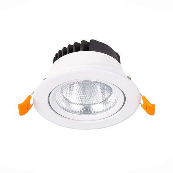ST LUCE ST211.538.10.36 Светильник встраиваемый. Белый LED 1*10W 3000K 750Lm Ra80 36° IP20 D109xH65 220-240V, изображение 2