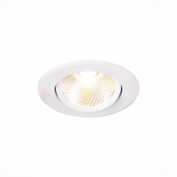ST LUCE ST211.548.08.36 Светильник встраиваемый. Белый LED 1*8W 4000K 640Lm Ra80 36° IP20 D86xH50 220-240V, изображение 4