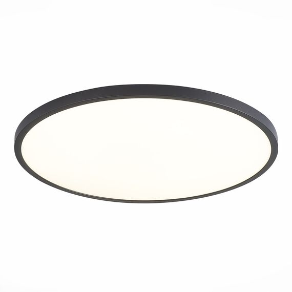 ST LUCE ST601.432.48 Светильник потолочный Черный LED 1*48W 3000K 4 320Lm Ra>90 120° IP20 D600xH27 180-240V