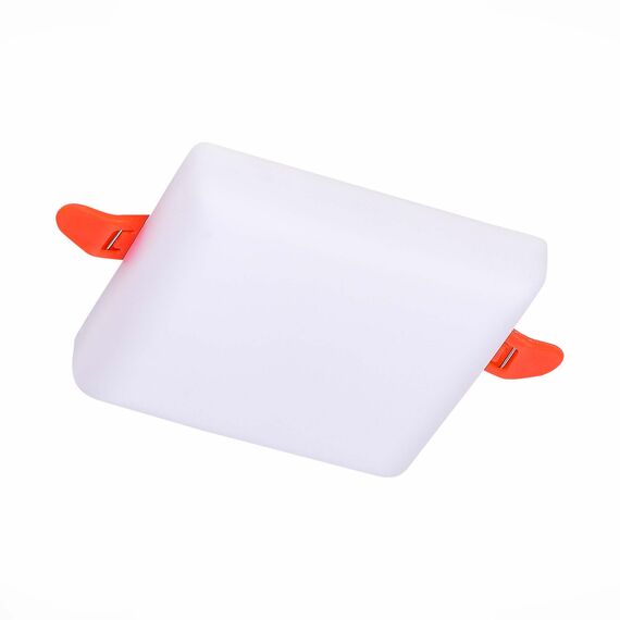 ST LUCE ST700.038.08 Светильник встраиваемый. Белый LED 1*8W 3000K 690Lm Ra80 120° IP20 L90xW90xH20 85-265V, изображение 3