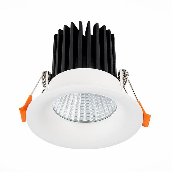 ST LUCE ST703.538.10 Светильник встраиваемый. Белый LED 1*10W 3000K 900Lm Ra>90 38° IP20 D85xH75 170-240V, изображение 4