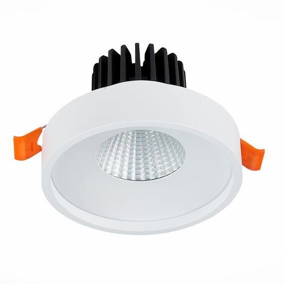 ST LUCE ST751.538.10 Светильник встраиваемый. Белый LED 1*10W 3000K 750Lm Ra>90 38° IP20 D100xH75 170-240V, изображение 4