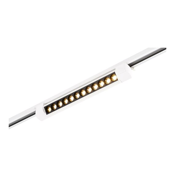 ST LUCE ST367.536.10 Светильник трековый Белый LED 1*10W 3000K 875Lm Ra90 24 IP20 L387xW49xH54 170-240VV
