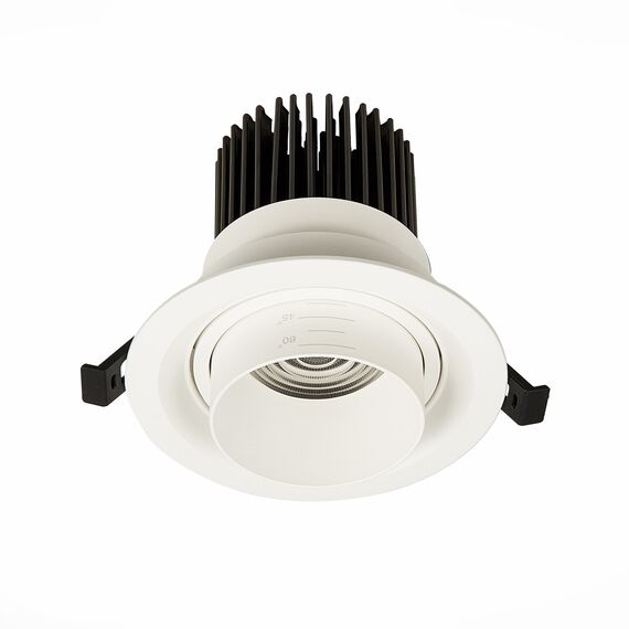 ST LUCE ST701.548.12 Светильник встраиваемый. Zoom Белый LED 1*12W 4000K 960Lm Ra90 15°-60° IP20 D115xH95 170-240V, изображение 3