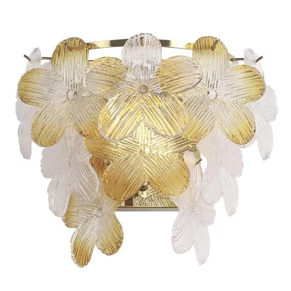 ST LUCE SL6240.201.02 Светильник настенный ST-Luce золотистый/Прозрачный, январный E14 2*60W, изображение 3