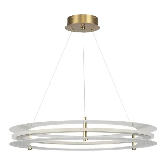 ST LUCE SL6245.203.01 Светильник подвесной ST-Luce золотистый/Прозрачный LED 1*40W 4000K, изображение 2