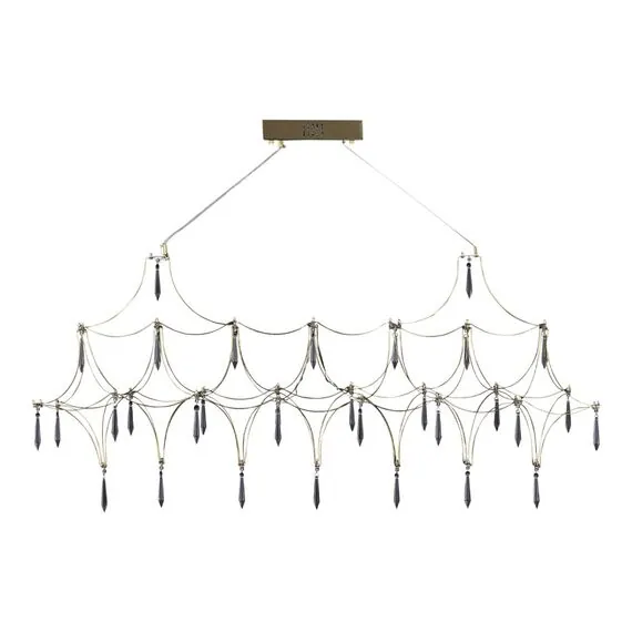 ST LUCE SL6603.203.17 Светильник подвесной ST-Luce Золотистый/Прозрачный LED 1*17W 4000K