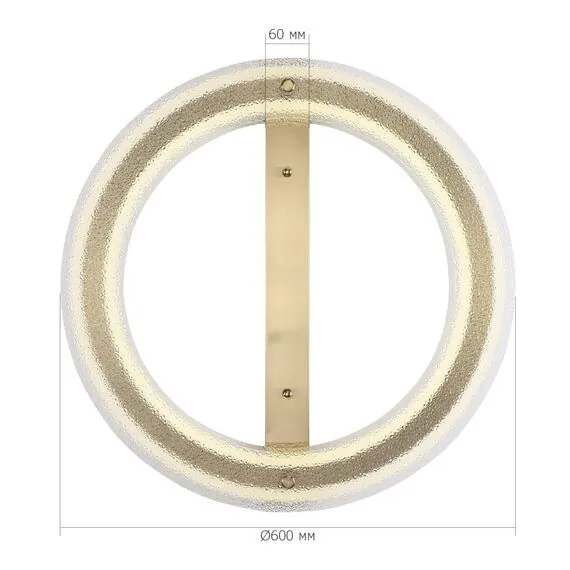 ST LUCE SL6245.212.01 Светильник потолочный ST-Luce золотистый/Прозрачный LED 1*40W 4000K, изображение 6