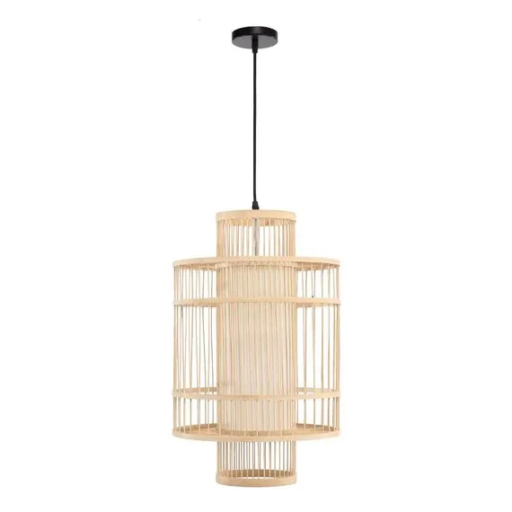 ST LUCE SL6241.523.01 Светильник подвесной ST-Luce Древесный/Белый E27 1*40W, изображение 2