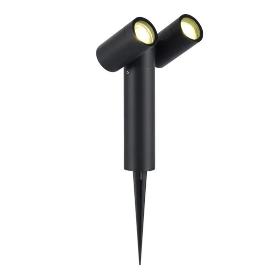 ST LUCE SL9011.405.02 Светильник уличный наземный ST-Luce черный/белый GU10 2*50W