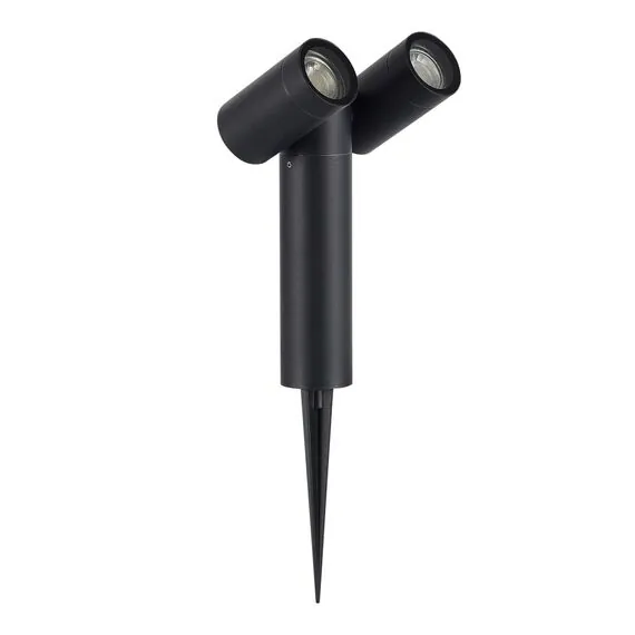 ST LUCE SL9011.405.02 Светильник уличный наземный ST-Luce черный/белый GU10 2*50W, изображение 2