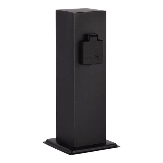 ST LUCE SL9012.405.00 Столб уличный 2 розетки ST-Luce черный - -*15W, изображение 2