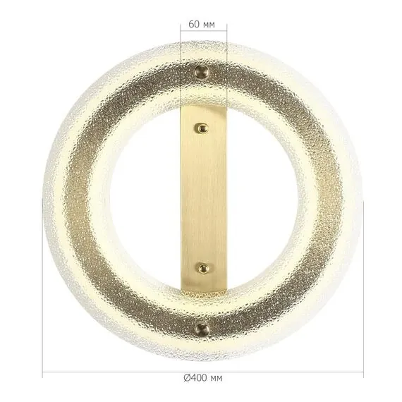 ST LUCE SL6245.202.01 Светильник потолочный ST-Luce золотистый/Прозрачный LED 1*30W 4000K, изображение 5