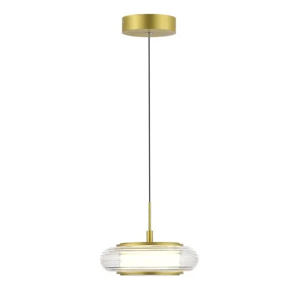 ST LUCE SL6239.203.01 Светильник подвесной ST-Luce золото/прозрачный LED 1*7W 3000K, изображение 3