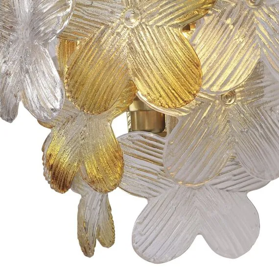 ST LUCE SL6240.201.02 Светильник настенный ST-Luce золотистый/Прозрачный, январный E14 2*60W, изображение 5