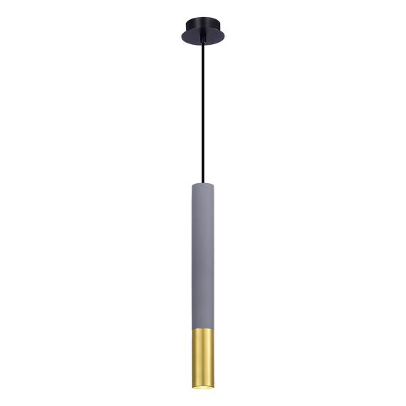 ST LUCE ST154.703.01 Светильник подвесной Серый GU10 1*5W IP20 D55xH410 180-240V Без ламп