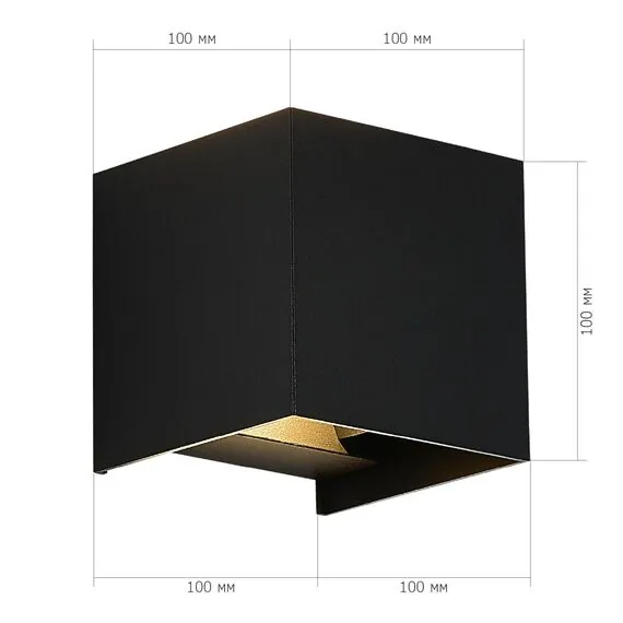 ST LUCE SL9513.401.01 Светильник уличный настенный ST-Luce черный/черный LED 1*10W 2700K, изображение 7