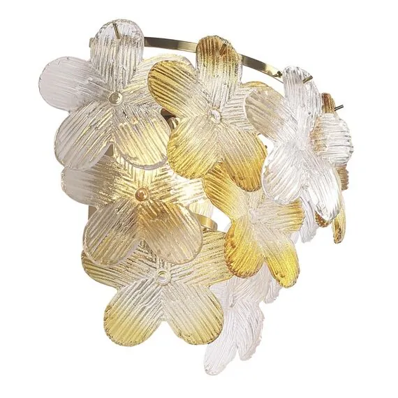 ST LUCE SL6240.201.02 Светильник настенный ST-Luce золотистый/Прозрачный, январный E14 2*60W, изображение 4