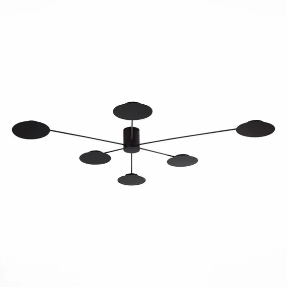 ST LUCE SL6006.402.06 Светильник потолочный Черный/Черный LED 6*5W 3000K