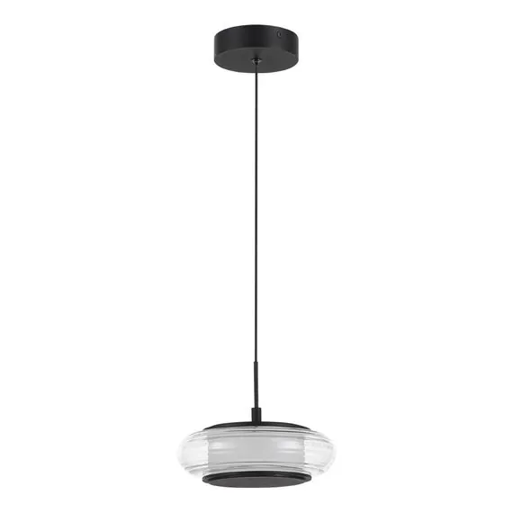 ST LUCE SL6239.403.01 Светильник подвесной ST-Luce черный/прозрачный LED 1*7W 3000K, изображение 2