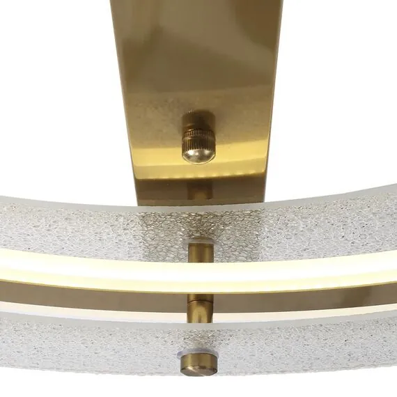 ST LUCE SL6245.212.01 Светильник потолочный ST-Luce золотистый/Прозрачный LED 1*40W 4000K, изображение 5