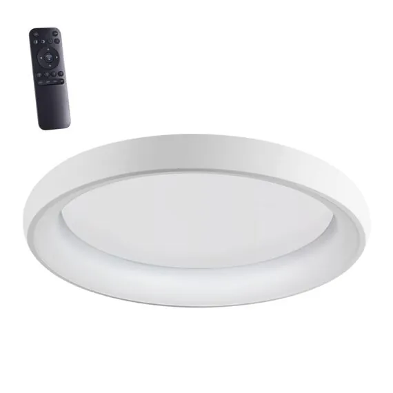 NOVOTECH 359033 OVER NT23 167 белый Светильник накладной диммируемый, в комплекте пульт ДУ (2.4G) IP20 LED 3000К~6000К 60W 85-265V FOLD