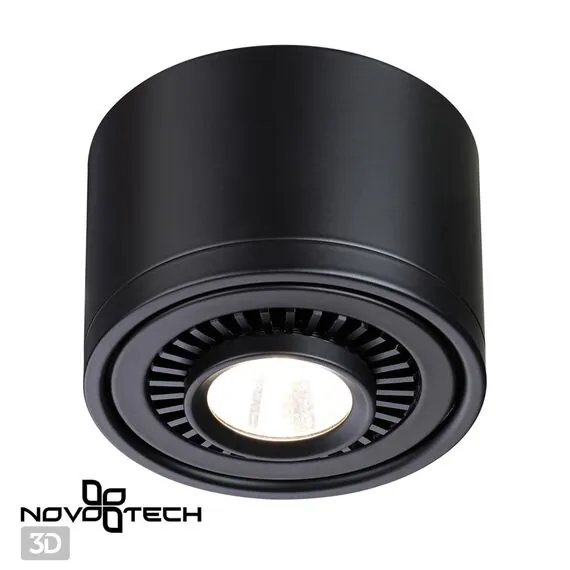 NOVOTECH 358812 OVER NT21 219 черный Светильник накладной светодиодный IP20 LED 9W 770Лм 4000K 220V GESSO, изображение 6